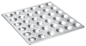 Stainless Steel Idli Tray, 36 Mini Idli's, 1.5" Diameter, 12" x 12.5", SS 304, Cookware