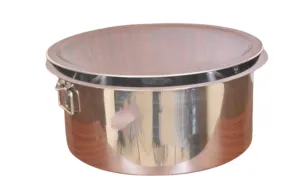Stainless Steel Tope, Commercial Pateela / Patila, Heavy Duty Bhagona, 3 MM