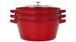 Staub Cast Iron Cookware Set Of 4