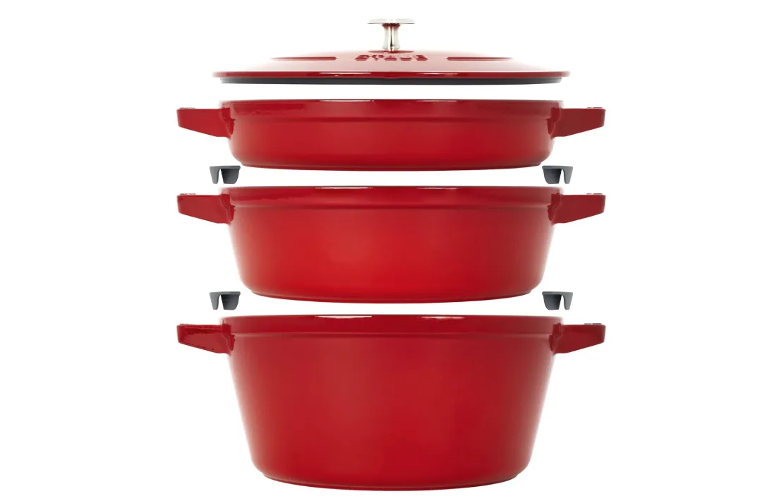 Staub Cast Iron Cookware Set Of 4