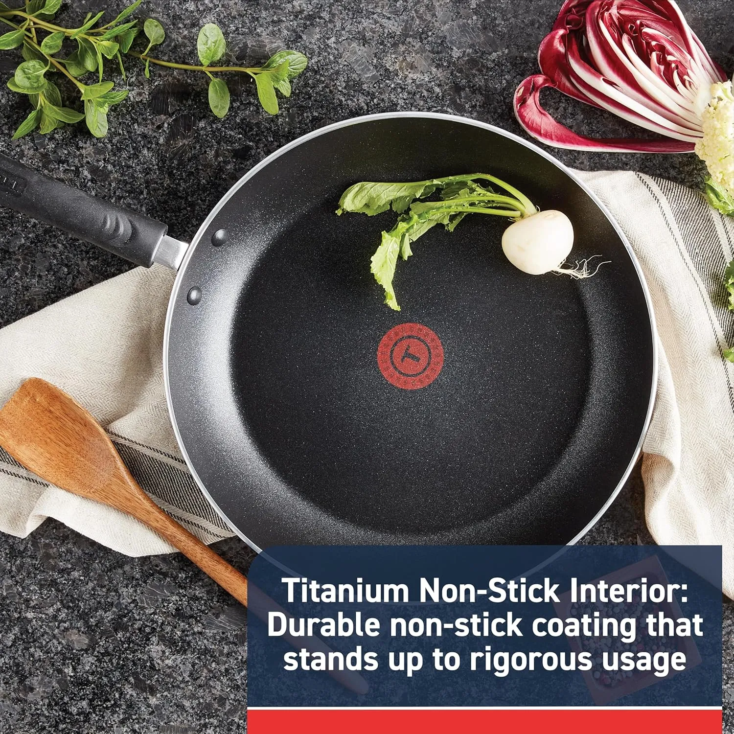 T-Fal Experience Nonstick Fry Pan 10.5 Inch, Induction, Oven Safe 400F, Skillet, Non Stick Frying Pan, Kitchen Egg Pan, Always Pan, Home, Cookware, Pots and Pans, Dishwasher Safe, Black