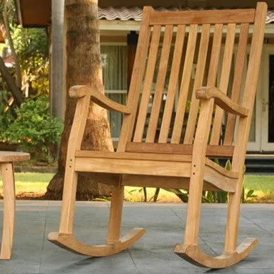 Teak Wood Rocking Chair