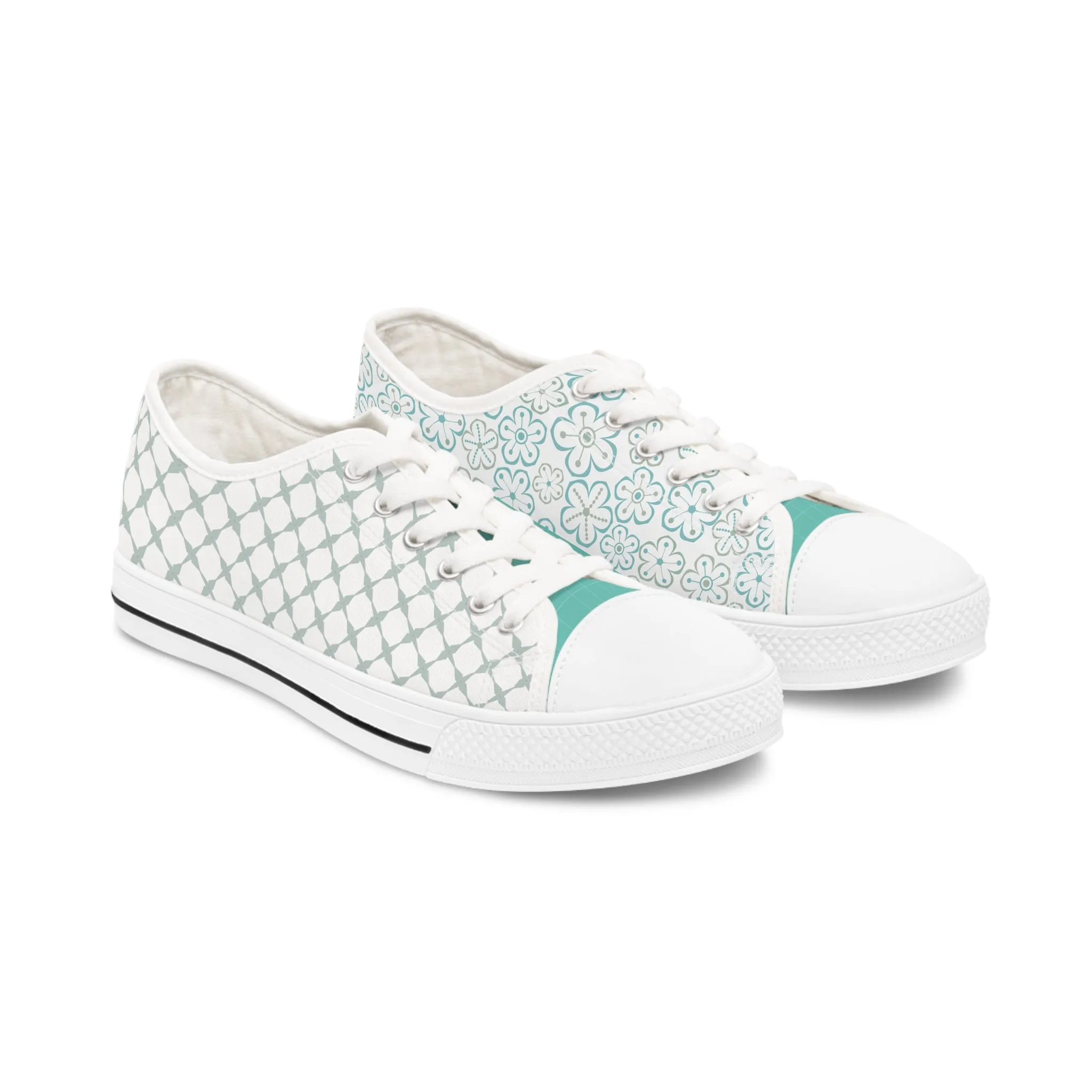 Teal Flowered Pattern (Women)