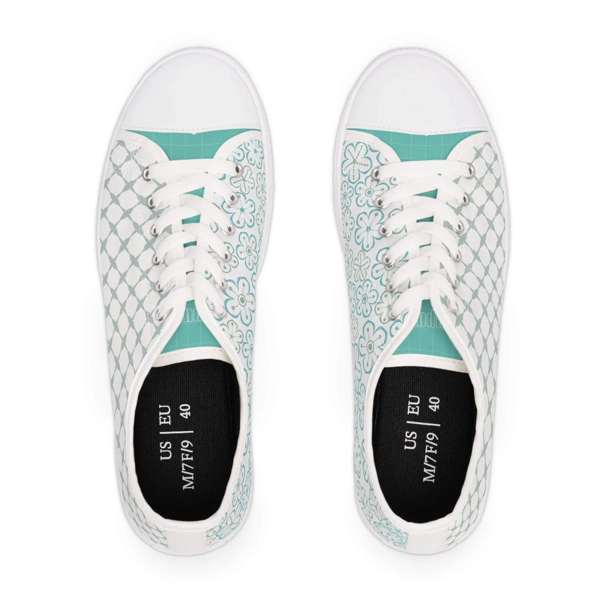 Teal Flowered Pattern (Women)