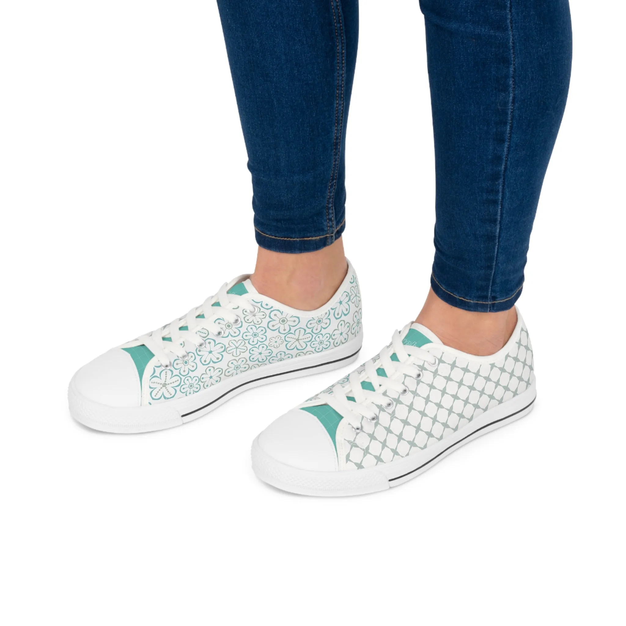 Teal Flowered Pattern (Women)