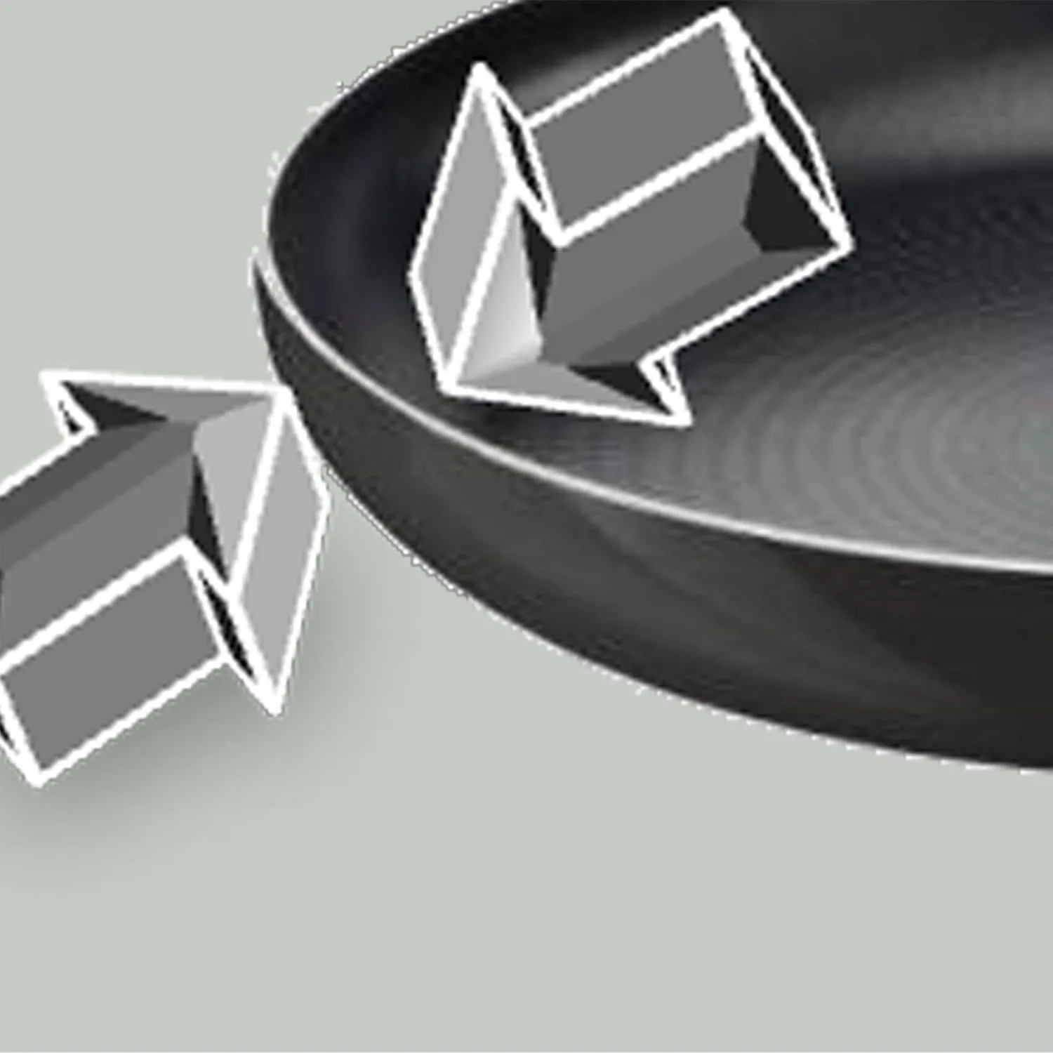 Tefal D52619 Resist Wok Pan | Safe Titanium Non-Stick Coating | Thermal Signal Temperature Indicator | Not Suitable for Induction Cookers | Easy Cleaning | Flame Protect Technology | Black | 28 cm /