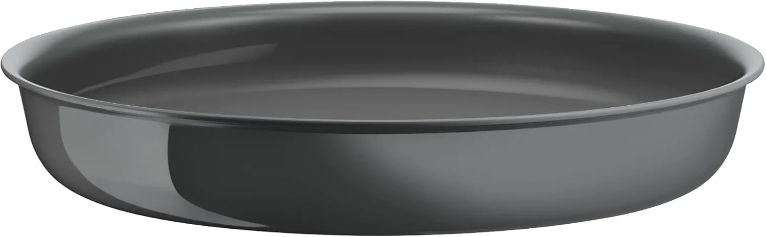 TEFAL Ingenio Renew L2600402 Frying Pan, Non-Stick Ceramic Coating, Recycled Healthy Cooking, Thermo-Signal ™, Safe Cooking, Made in France, All Heat Sources Including Induction