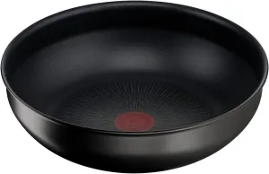 Tefal Ingenio Unlimited, 26cm Wok, Stackable, Space Saving, Non-Stick, Induction, Black, L7637732
