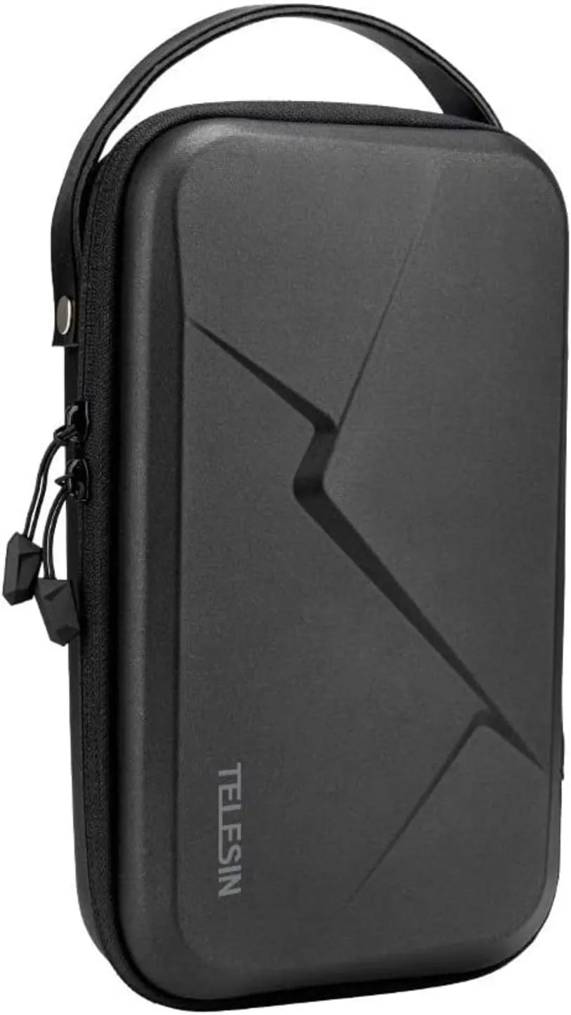 TELESIN Carry Case Carrying Travel Bag for GoPro Max Hero 13 12 11 10 9 8 7 6 5 Insta360 X3 X4 X5 Go3 Ace Pro DJI Action 3 4 Osmo Pocket 3 Accessories