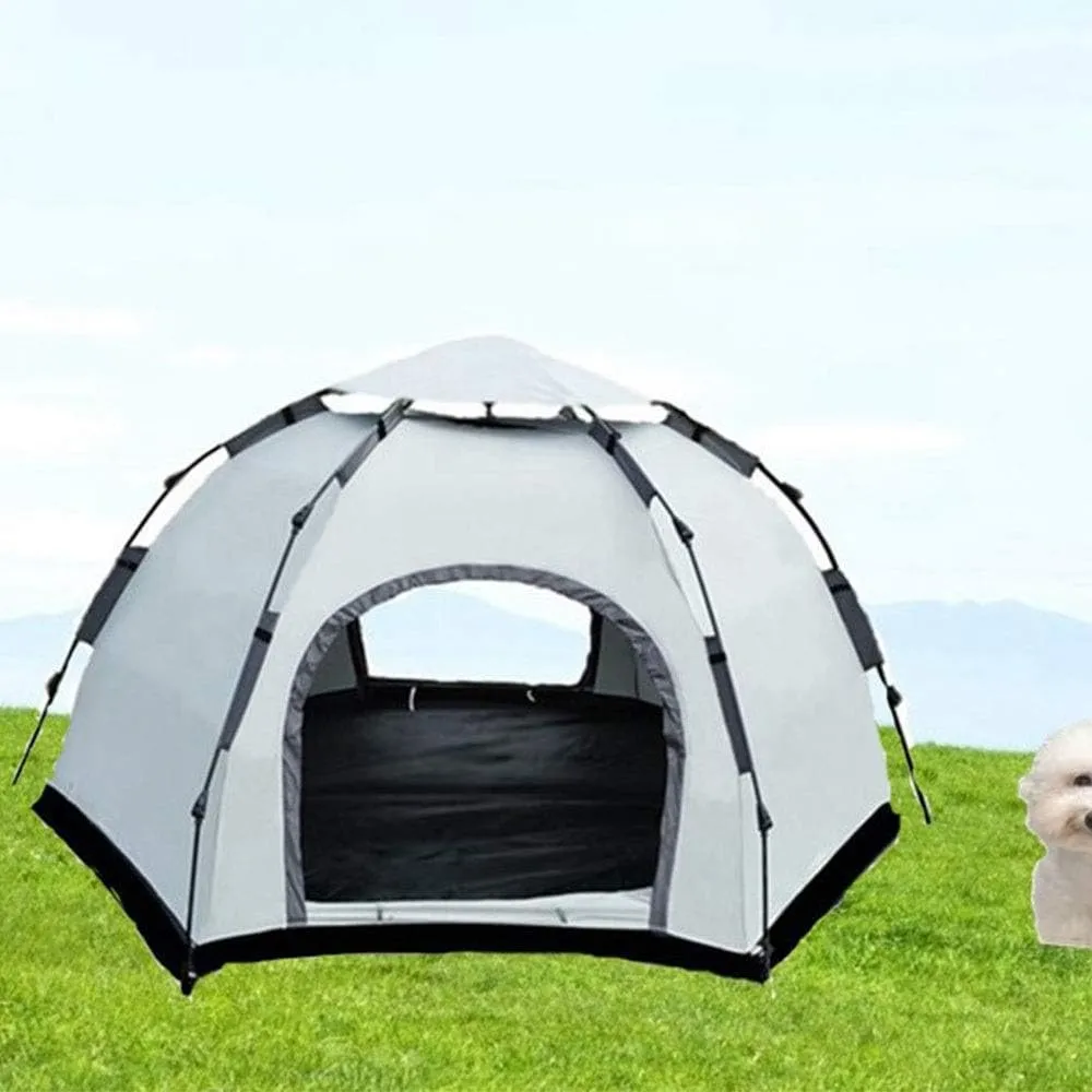 Tent Ultra-Light Set Camping Tent Outdoor Tent Full Automatic Speed Opening 3-4 People Family 5-8 People Multi-Person Camping Tent (2 Doors 1 Skylight 3) (2 Doors 1 Skylight 3)