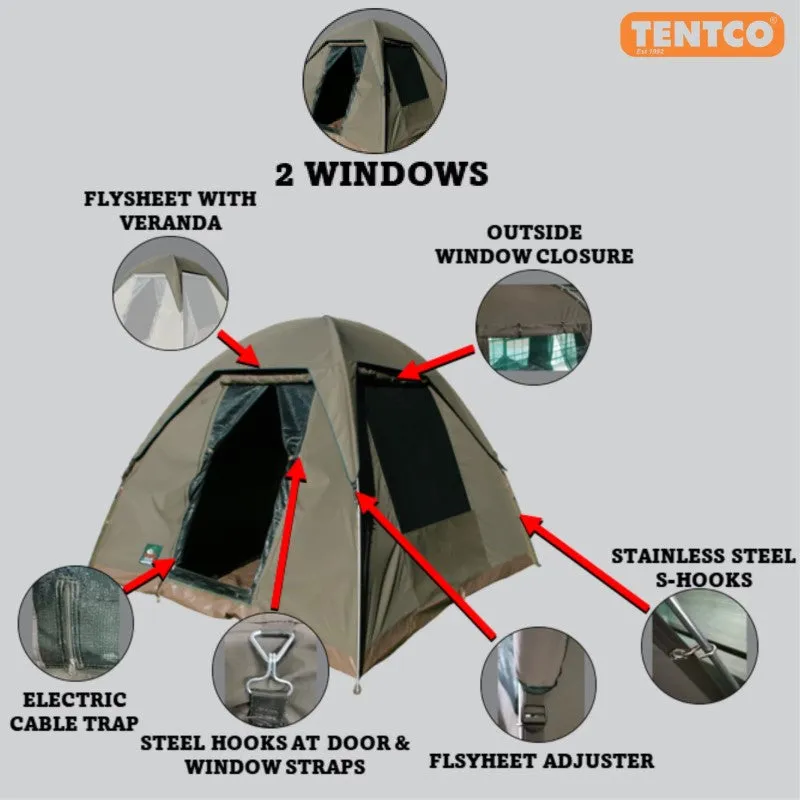 Tentco Senior Wanderer 4-Person Canvas Dome Tent