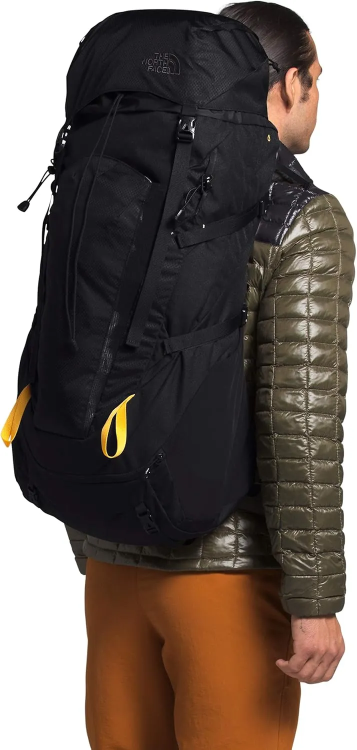 The North Face Terra Backpacking Backpack, TNF Black/TNF Black, L-1X 65 L