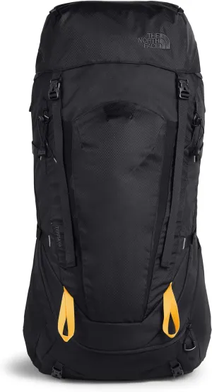 The North Face Terra Backpacking Backpack, TNF Black/TNF Black, L-1X 65 L