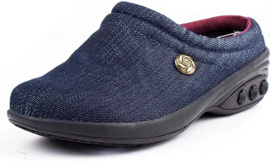 Therafit Molly Women's Arch Support Leather Clog - for Plantar Fasciitis/Foot Pain