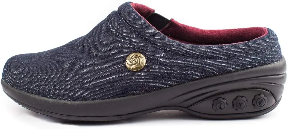 Therafit Molly Women's Arch Support Leather Clog - for Plantar Fasciitis/Foot Pain