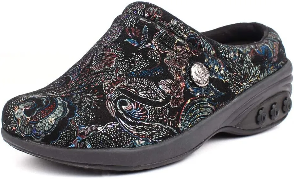 Therafit Molly Women's Arch Support Leather Clog - for Plantar Fasciitis/Foot Pain