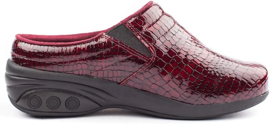 Therafit Molly Women's Arch Support Leather Clog - for Plantar Fasciitis/Foot Pain