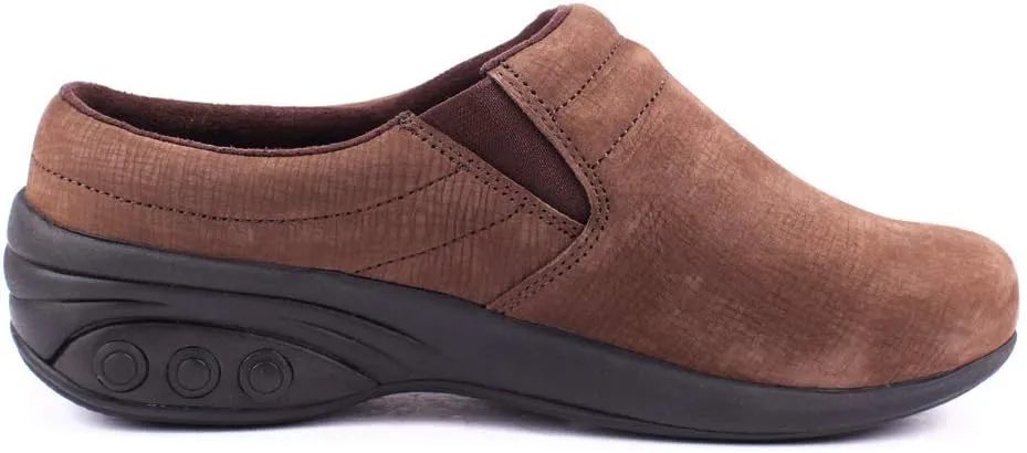 Therafit Molly Women's Arch Support Leather Clog - for Plantar Fasciitis/Foot Pain