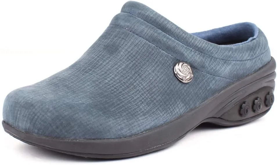 Therafit Molly Women's Arch Support Leather Clog - for Plantar Fasciitis/Foot Pain
