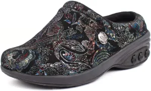 Therafit Molly Women's Arch Support Leather Clog - for Plantar Fasciitis/Foot Pain