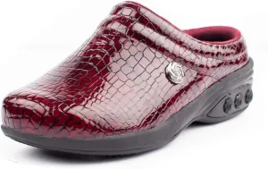 Therafit Molly Women's Arch Support Leather Clog - for Plantar Fasciitis/Foot Pain