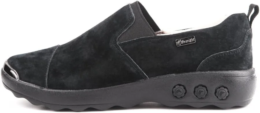 Therafit Samantha Women's Suede Slip On Casual Shoe - for Plantar Fasciitis/Foot Pain