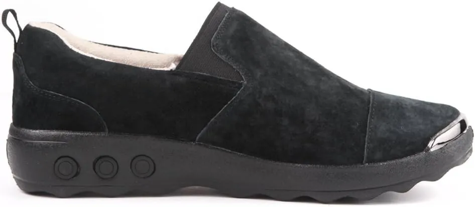 Therafit Samantha Women's Suede Slip On Casual Shoe - for Plantar Fasciitis/Foot Pain