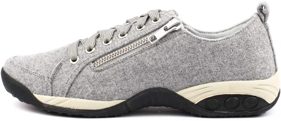 Therafit Sienna Women's Side Zip Sport Casual Shoe - for Plantar Fasciitis/Foot Pain