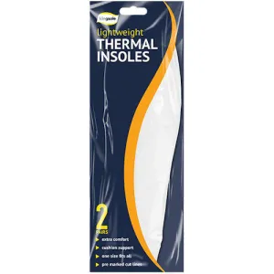 Thermal Insoles 2 Pack - Insulated Shoe Inserts Warmth Comfort Winter Footwear Accessories Cold Weather Shoe Pads