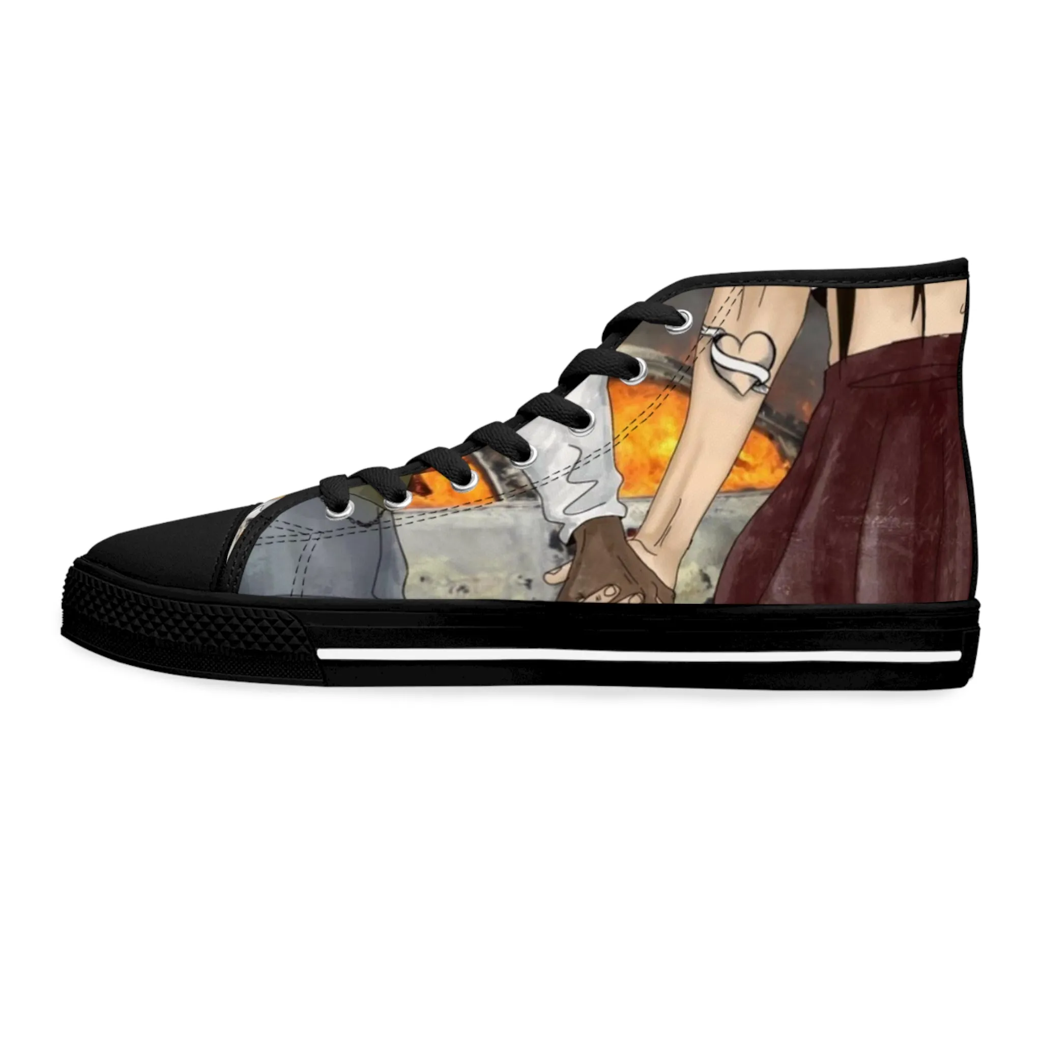 “Through hell and back” Women's High Top Sneakers