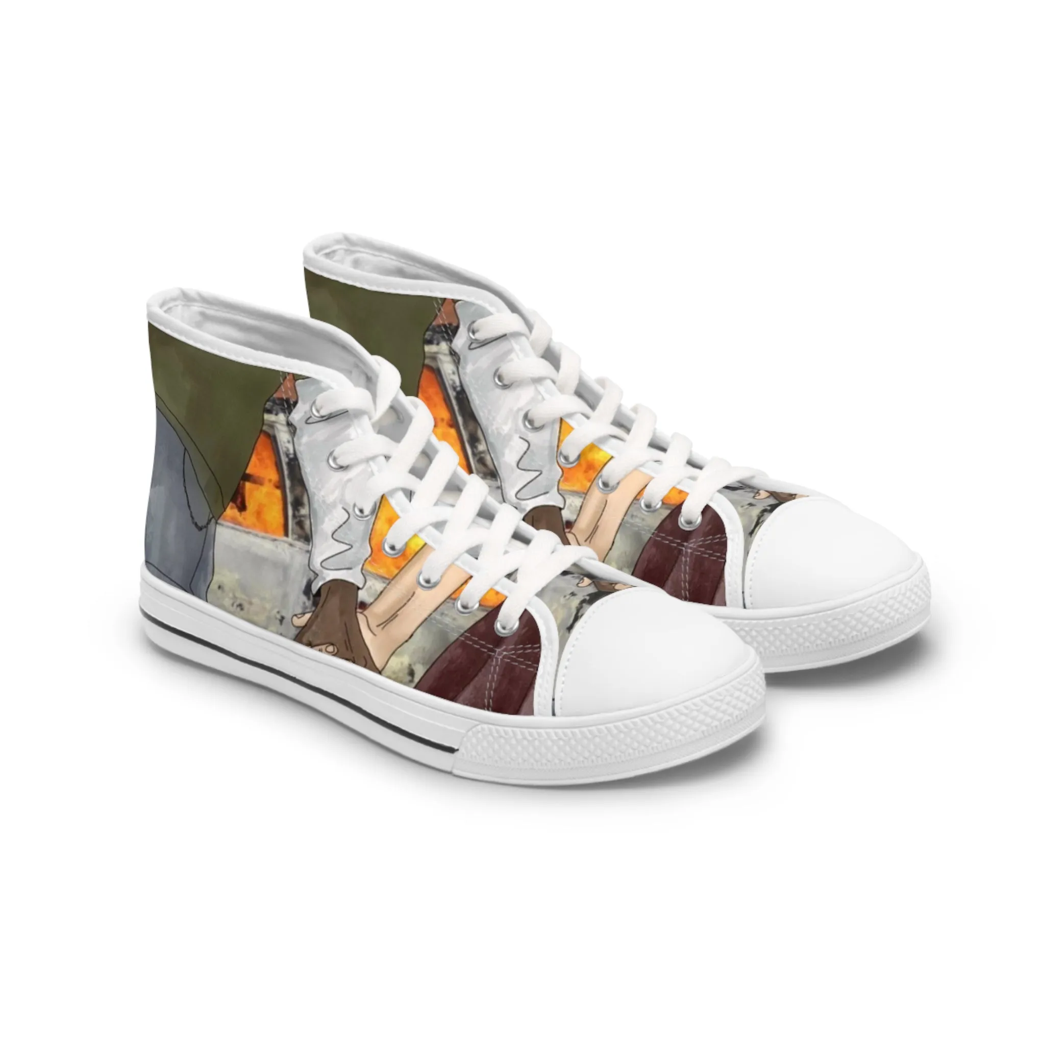 “Through hell and back” Women's High Top Sneakers
