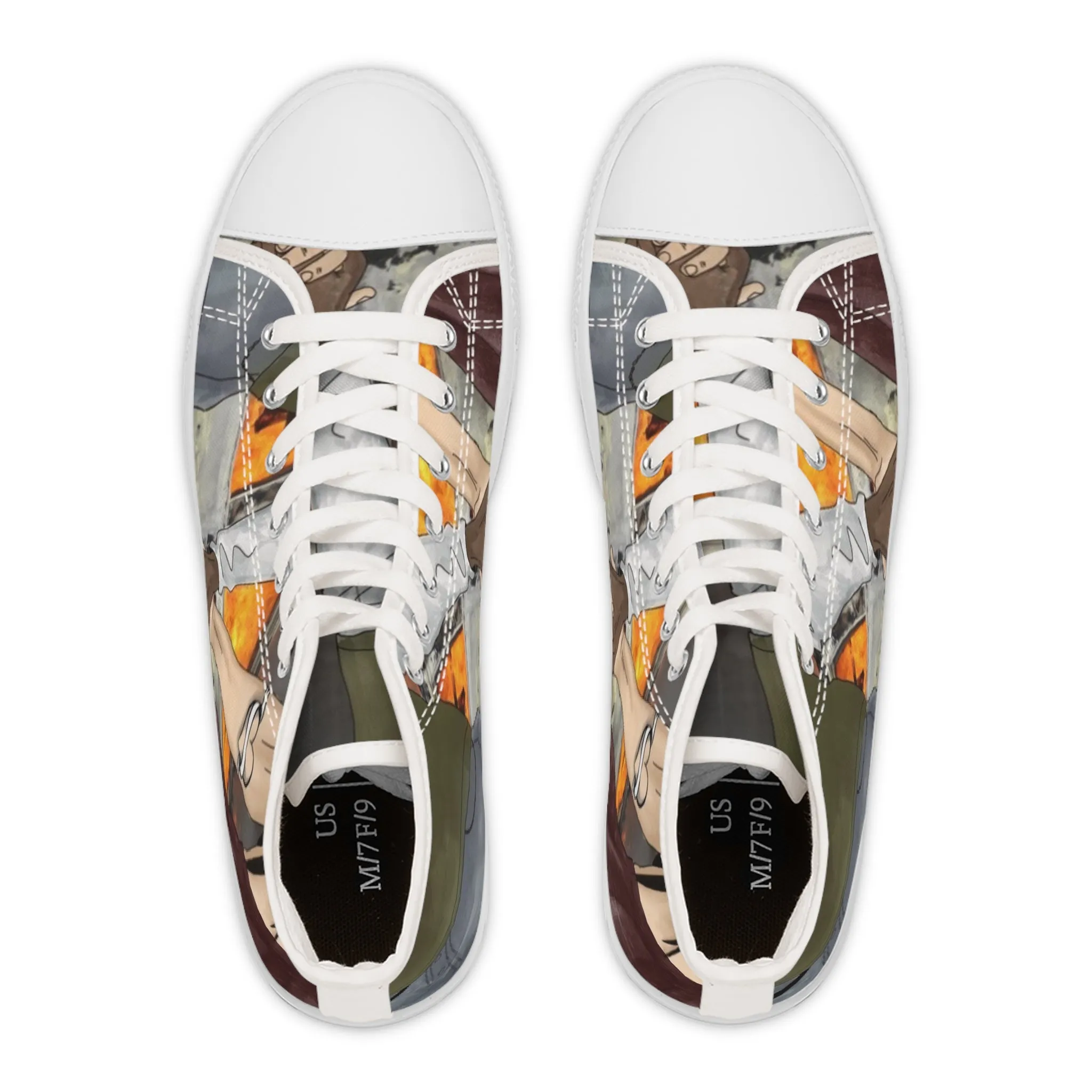 “Through hell and back” Women's High Top Sneakers