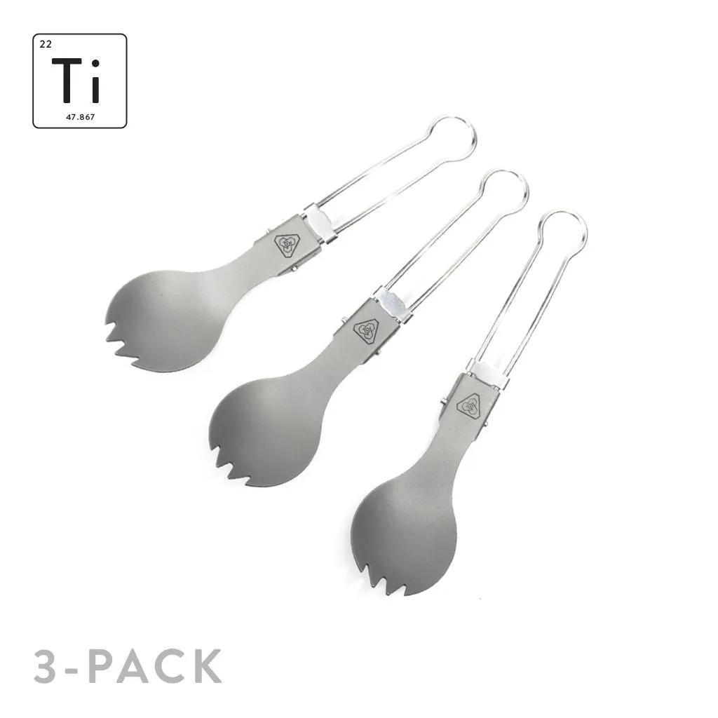 Ti-Line Folding Spork (3 Pack)