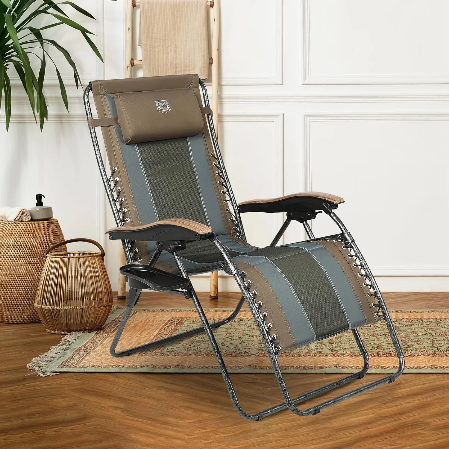 TIMBER 350 lbs RIDGE Zero Gravity Capacity Guaranteed protection Smart Chair, Foldable