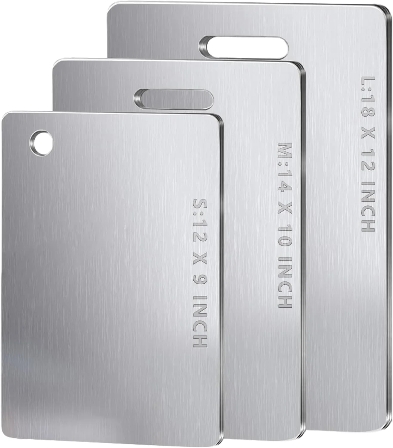 Titanium Cutting Boards For Kitchen, 100% Pure Cut Titanium Cutting Board, Food Grade Quality,Easy To Clean And Will Not Absorb Odors, Suitable For Kitchen Or Outdoor Camping(12L*9W)
