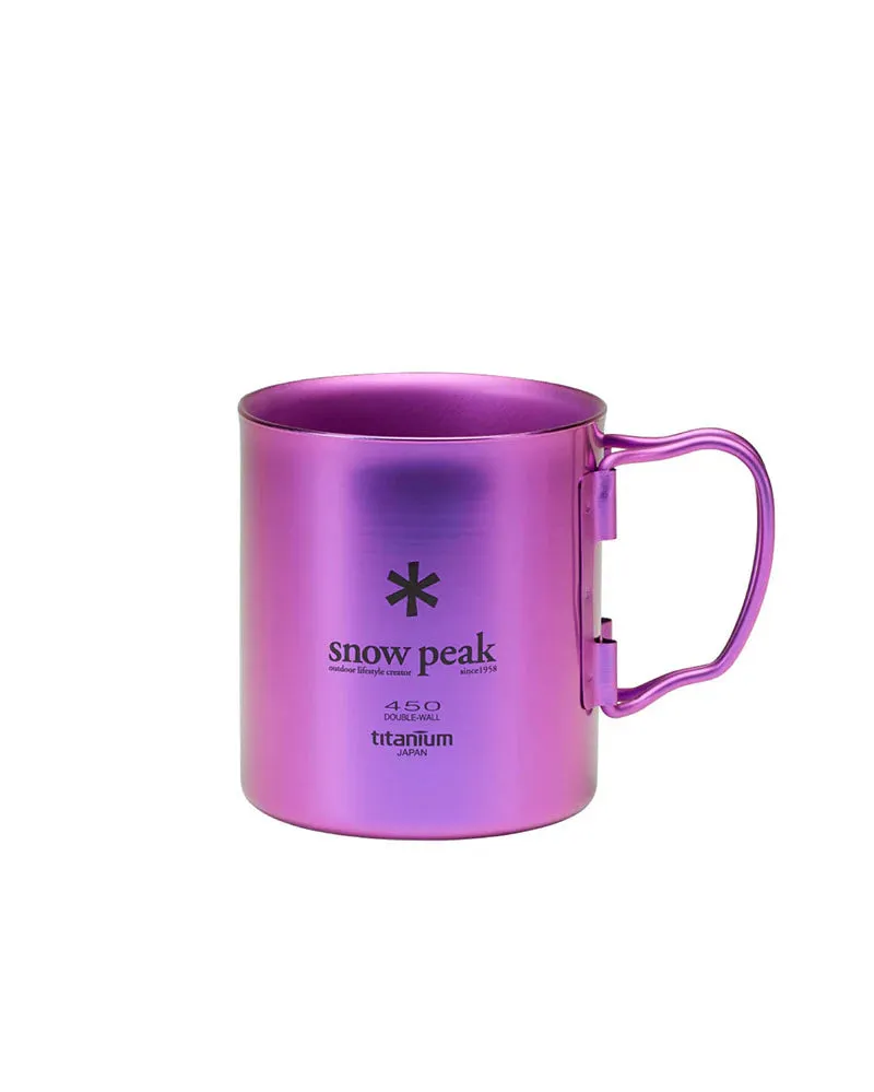TITANIUM DOUBLE WALL ANODIZED CUP 450