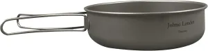 Titanium Fry Pan Outdoor Titanium Cookware Camping Frypan with Folding Handle D150mm