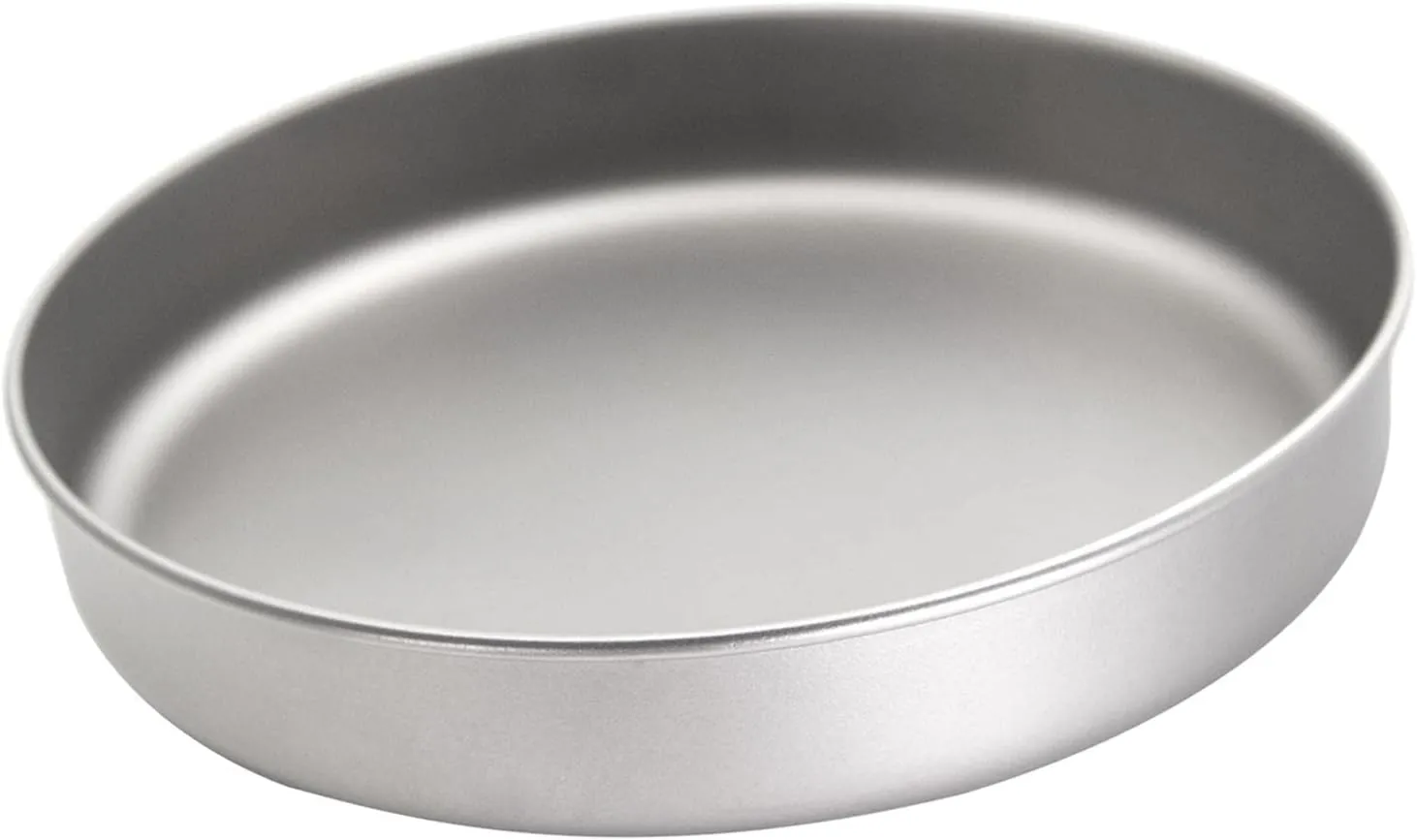 Titanium Pan Without Handle Ultralight Bowl Plate Dish Titanium Frypan Camping Cookware for Picnic Fishing Hiking