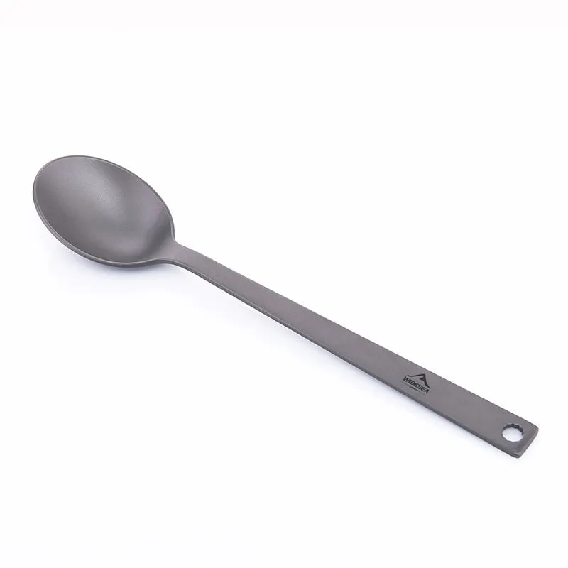 Titanium Spoon Fork Knife Set 50G Camping Tableware Ultralight  Travel