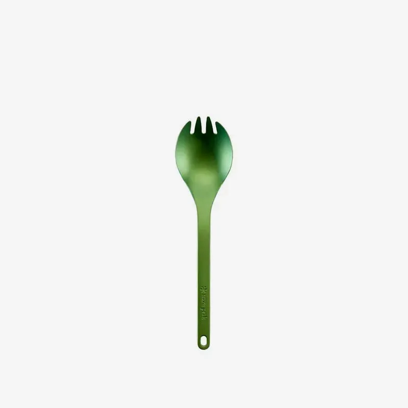 Titanium Spork Green Anodized