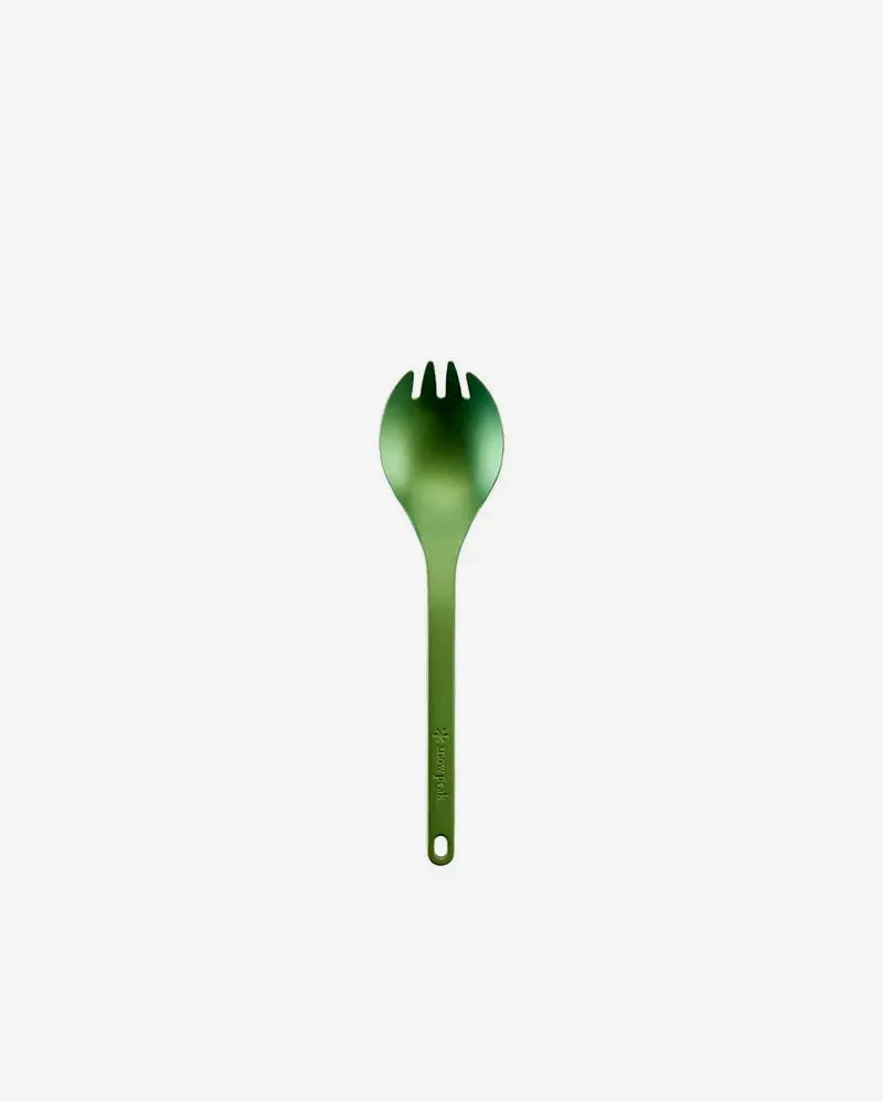 Titanium Spork Green Anodized