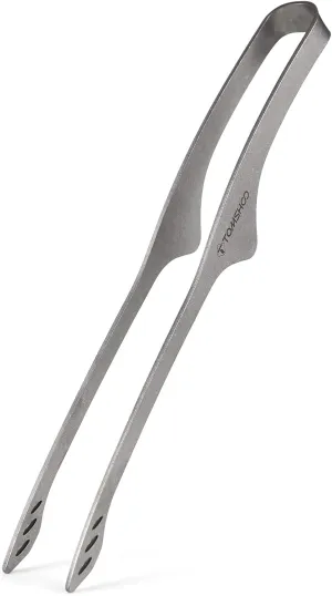 Titanium Tongs 9.2 Inch Lightweight BBQ Grill Tongs Clip Outdoor Camping Backpacking Hiking Cookware,BBQ Tongs
