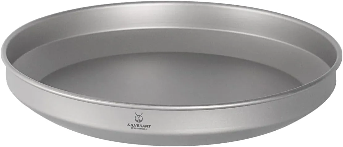Titanium Trek Plate - Ultralight, Durable Camping Dish Pan Plate - Outdoor Kitchen Essential for Backpacking & Camping - 900ml