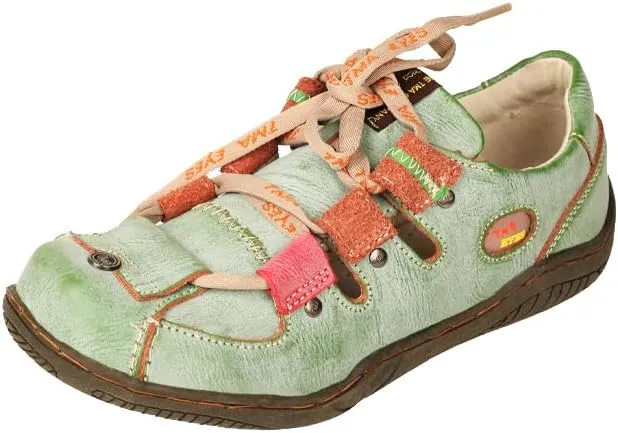 TMA EYES Women's Leather Breathable Plus Size Shoes Casual Pigskin Outdoor Walking Shoes with Insides