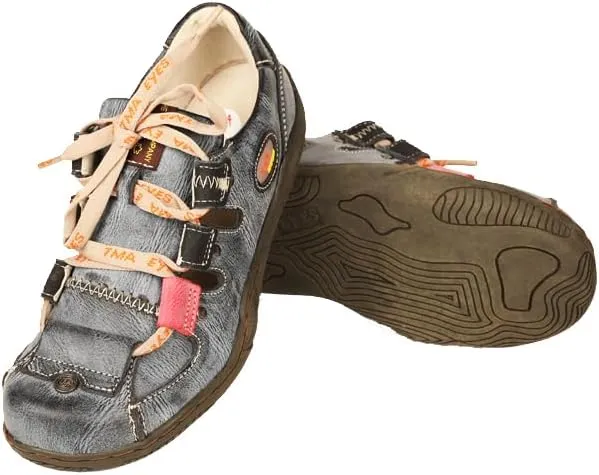 TMA EYES Women's Leather Breathable Plus Size Shoes Casual Pigskin Outdoor Walking Shoes with Insides