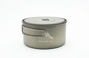 TOAKS Titanium 900ml D130mm Pot