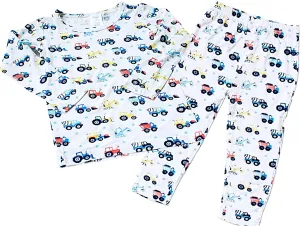 Toddler Pajamas Soft Baby Pajamas 2 Piece Sleepwear Set Toddler PJs, Viscose from bamboo (2t-5t)