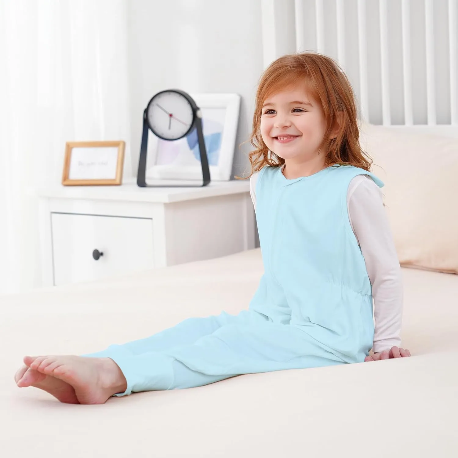 Toddler Sleep Sack with Feet, 0.5 TOG Baby Sleeping Bag, Walker Sleep Sack for Babies 12-24M, 2T-3T Toddler