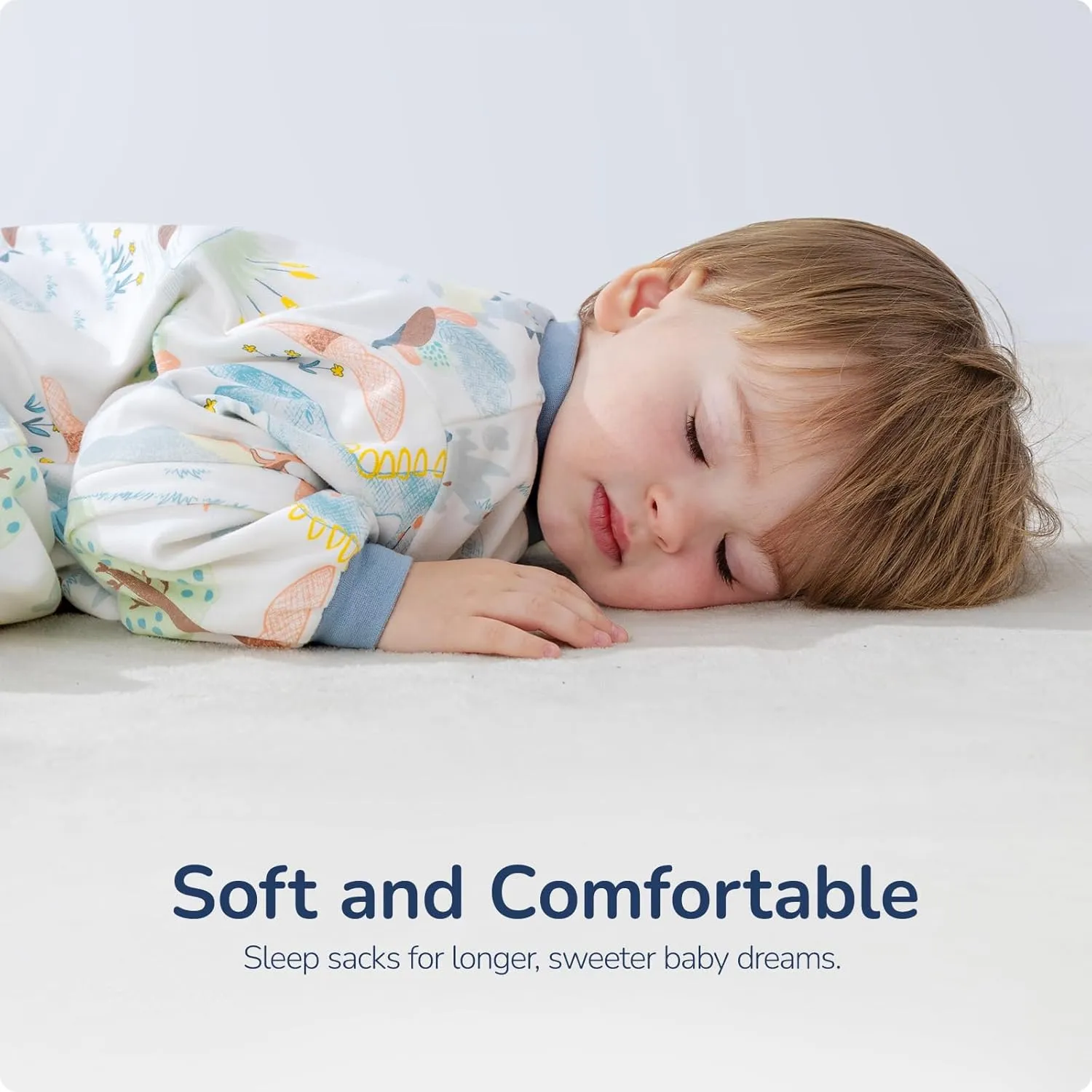 Toddler Sleep Sack with Feet, 2.5 TOG Removable Long Sleeve Winter Sleep Sack with Legs, Super Warm Baby Sleeping Bag Quilted Wearable Blankets for Kids 24-36 Months