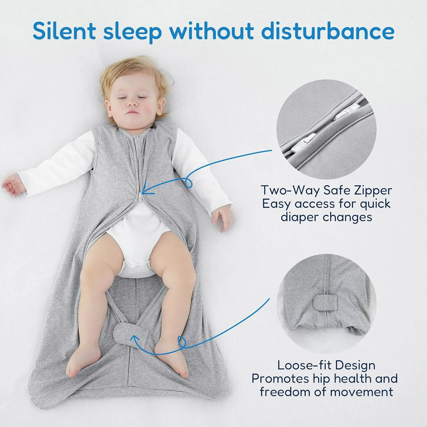 TotAha Boho Lion Sleep Sack 3 Pack, Buttery Soft, Safe Wearable Blanket Baby 12-18-24 Months, Light Sleeping Bag for Baby, 0.5 TOG